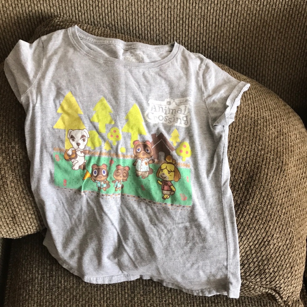 Kids Lg (10-12) animal crossing t-shirt